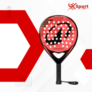 Raket Padel PR Comfort Soft - Merah/Oranye