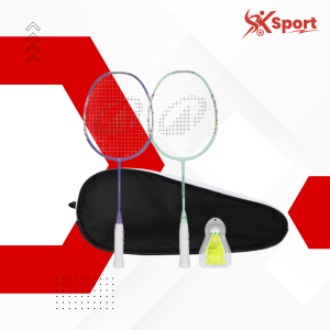 Set Raket Badminton Anak BR190 Sensation - Hijau/Ungu
